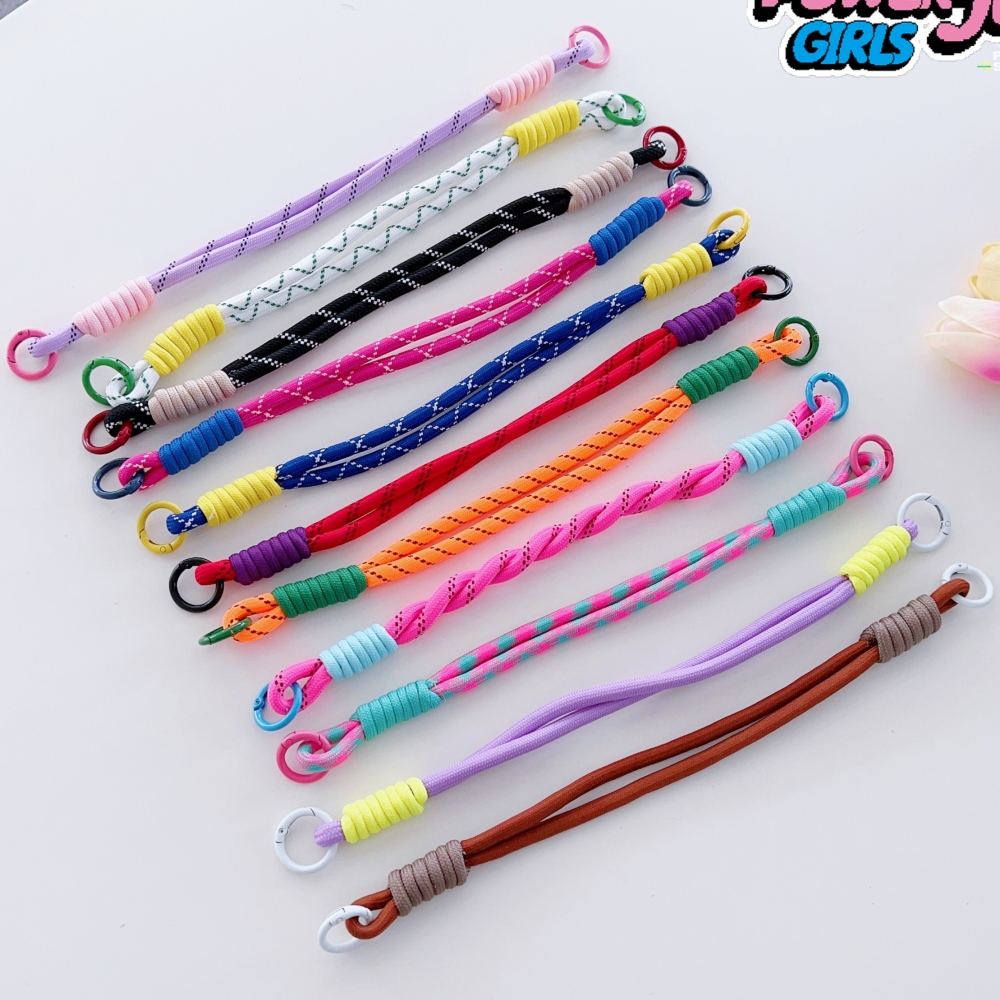 Universal New Color Braided Mobile Phone Lanyard Strap Hanging Chain ...