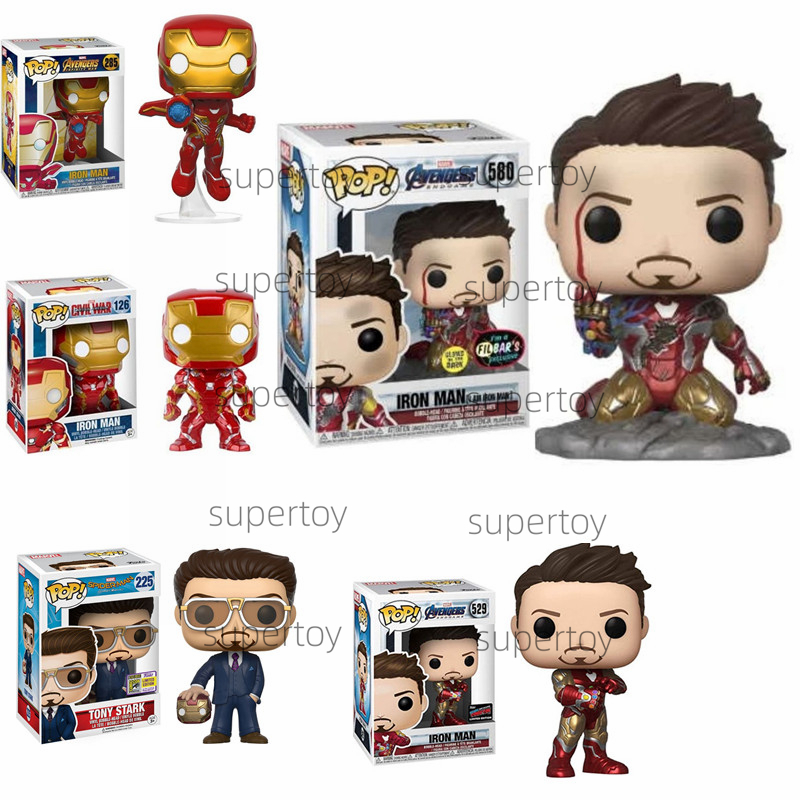 Funko Pop Marvel Avengers Endgame Iron Man Tony Stark 126 225 384 449 ...