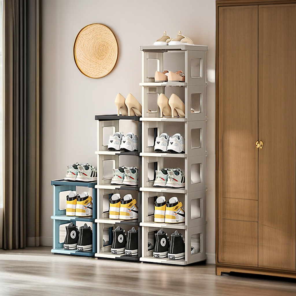 Installation Free Shoe Rack - Durable Shoe Organizer, Compact Shoe ...