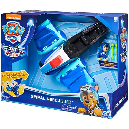 Paw Patrol, Jet to The Rescue Deluxe Transforming Spiral Rescue Jet