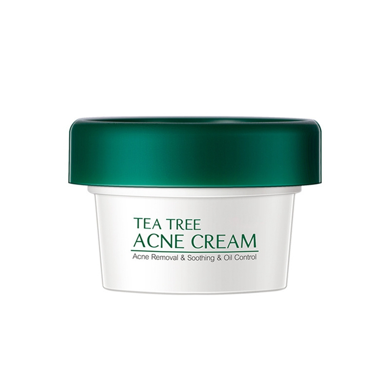 LAIKOU Tea Tree Face Cream Remove Acne Control Oil Shrink Pores ...
