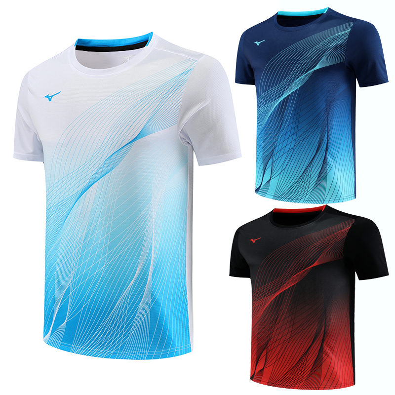 2023 New Mizuno Table Tennis Jersey Men s and Women s Sports T shirt 6517 Short Sleeve Mizuno Volleyball Jersey T shirt Shopee Singapore