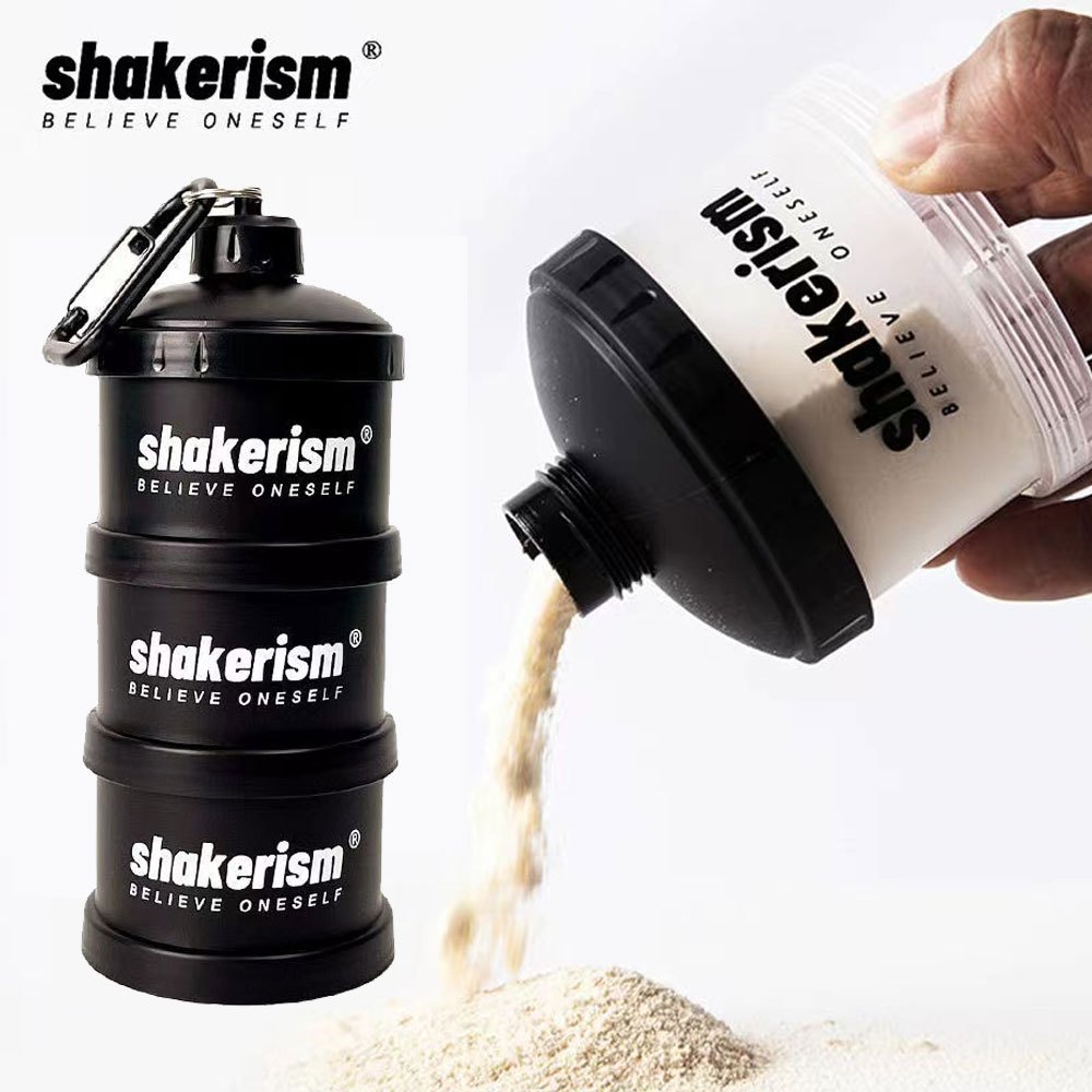 Protein Powder Container Funnel Keychain - Portable Fitness Shaker ...