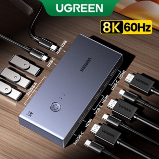UGREEN KVM Switch, HDMI USB KVM Switcher with Desktop Control for