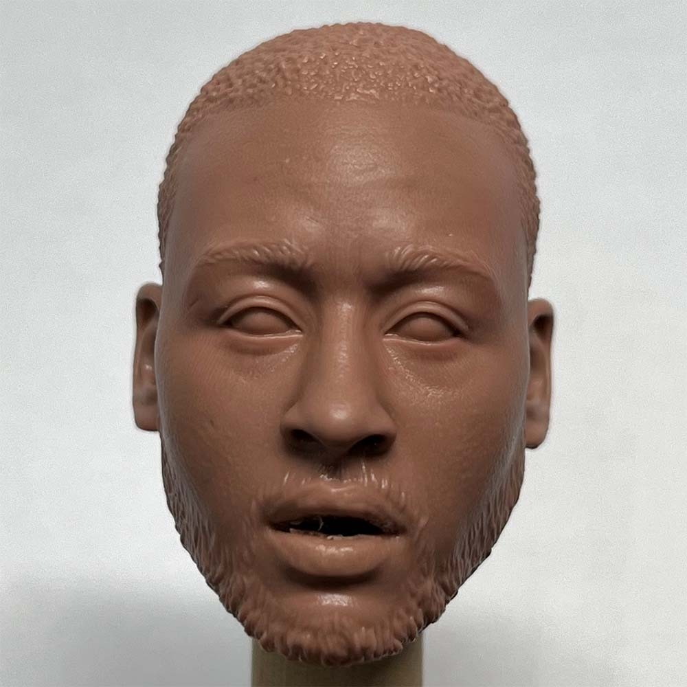 Unpainted 1/6 Basketball Player John Wall Head Sculpt Model For 12