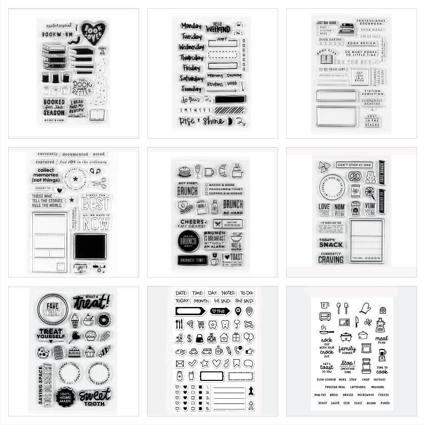 New plan Silicone Clear Seal Stamp DIY Scrapbooking Embossing Photo ...