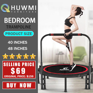 Folding best sale indoor trampoline