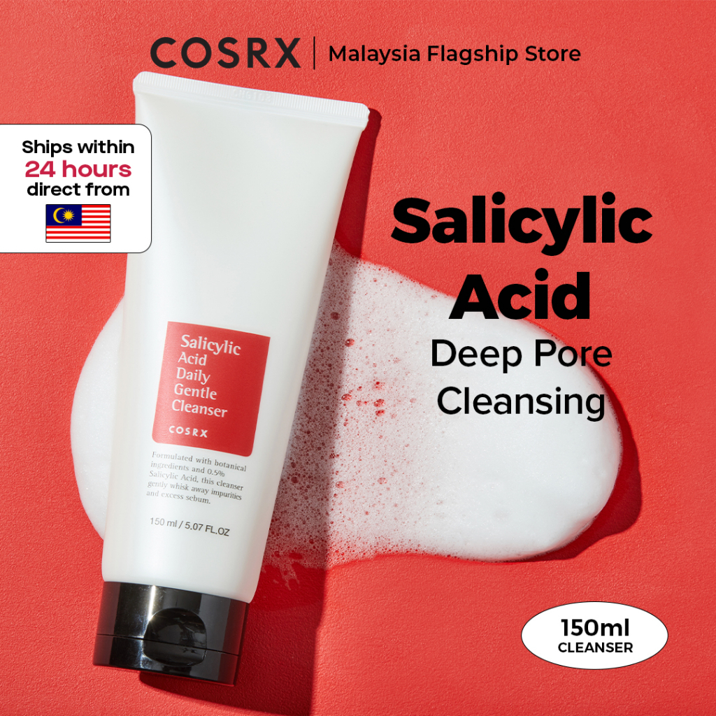 Cosrx Salicylic Acid Daily Gentle Cleanser Ml Shopee Singapore