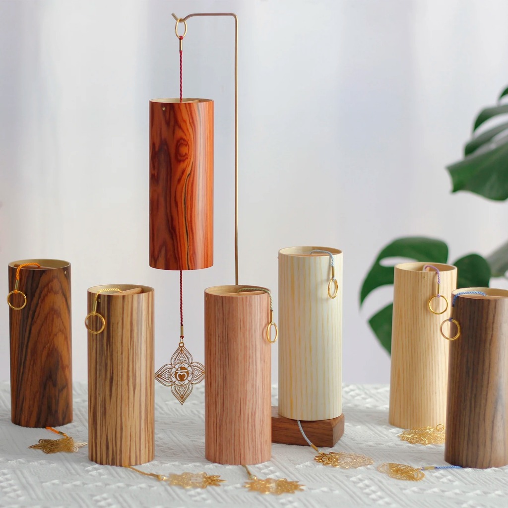 KOShobby Chakra Chimes Natural Bamboo Wind Chime Meditation Chord ...