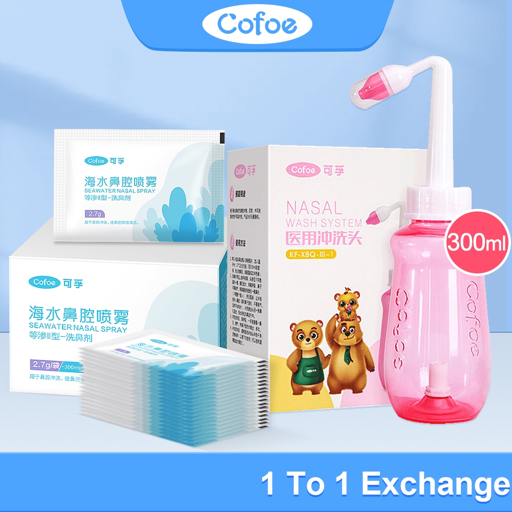 Cofoe Nasal Wash System Nose Cleaner Irrigation For Allergic Rhinitis