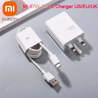 Xiaomi Original 67W Charger EU US Turbo Fast Charge 6A Type C