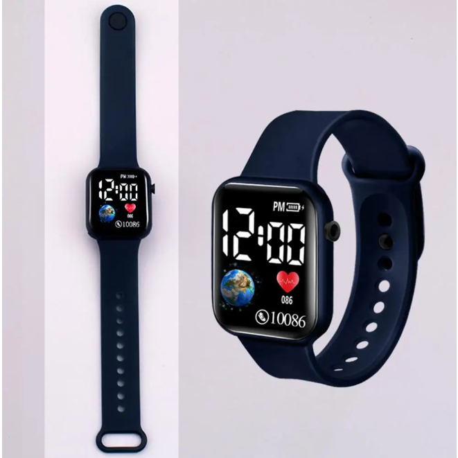 2023 New LED Digital Watch for Kids Sports Waterproof Watches Boy