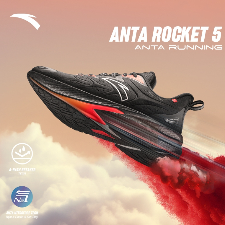 ANTA Men Rocket 5.0 Running Shoes 112345523 Shopee Singapore