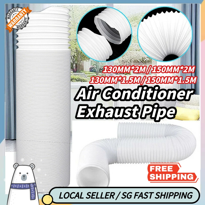 SG Stock 1.5M/2M Flexible Air Conditioner Exhaust Pipe Vent Hose Duct