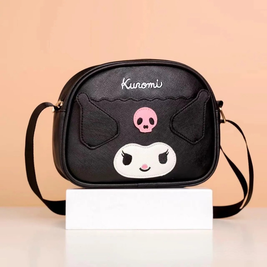 Cute Melody Bag Hello Kitty Shoulder Bag for Girl Kuromi Cross