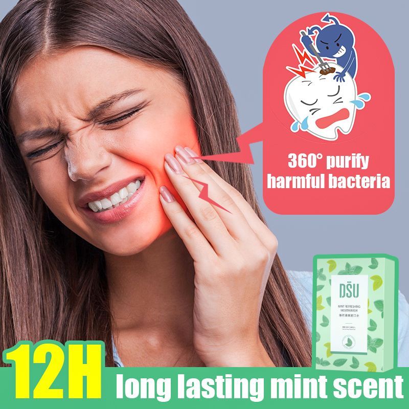 Portable Mouthwash Stick Disposable Travel Sachet Gargle Bad Breath