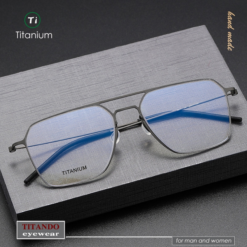 Nordic Minimalist Screwless Design One-Piece Welding Titanium Frame ...