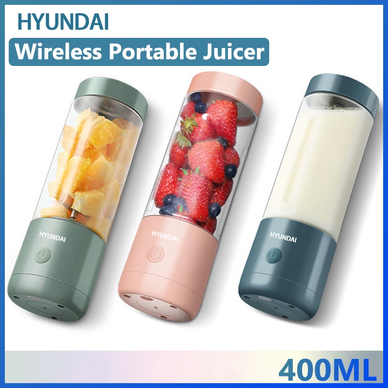 [SG Stock]Upgraded Portable Juicer cup Fruit Blender 4 Blades USB charging juice extractor