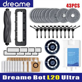 Dreame Bot L30 Ultra/L20 Ultra / X20 Pro Accessories Robot Vacuum Cleaner  Parts Main Side Brush Cover Filter Mop Rag Optional