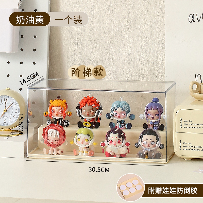 Double Layered Display Cabinet Transparent Box Detachable Partition ...