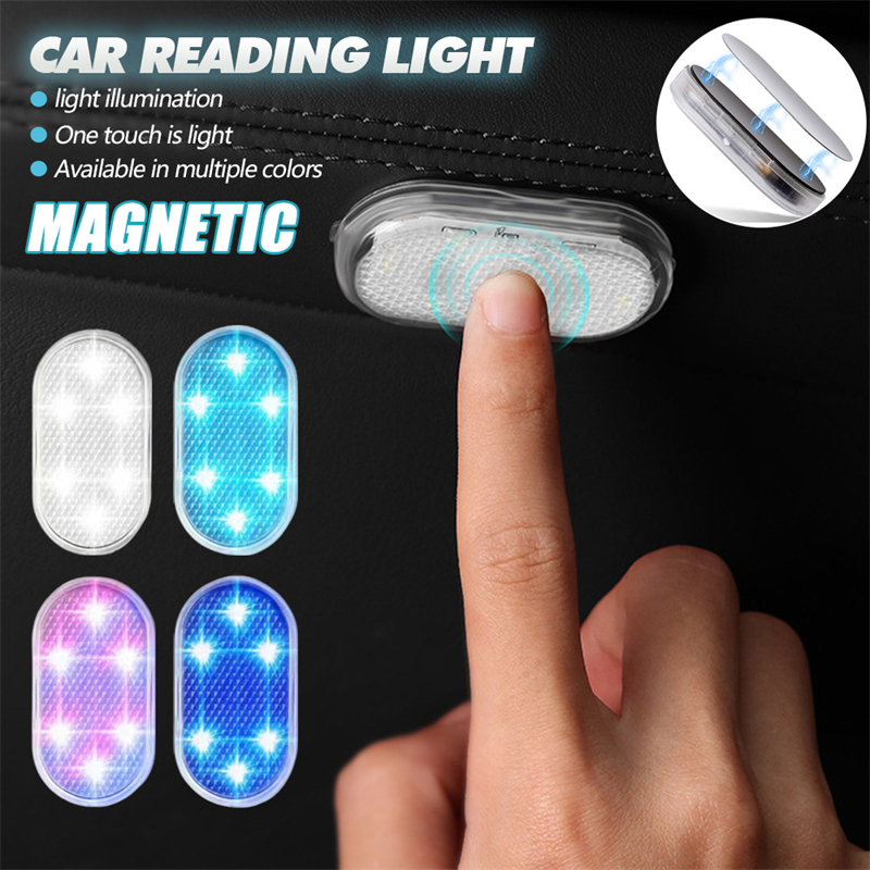 ALLYN In Car Magnetic Touch Sensor LED Light Car Interior LED Lighting ...