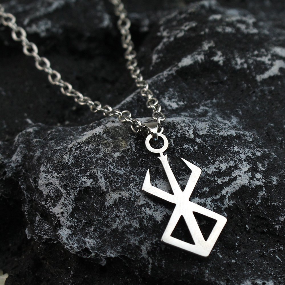 Berserk Necklace Guts Sword Logo Pendants Choker The Mad Warrior Of ...