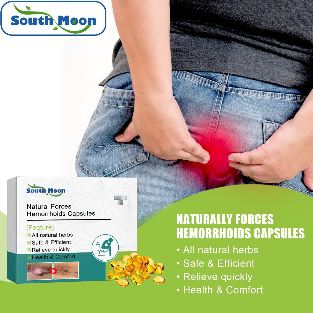 South Moon Naturally Forces Hemorrhoids Capsules 7pcs Hemorrhoid ...