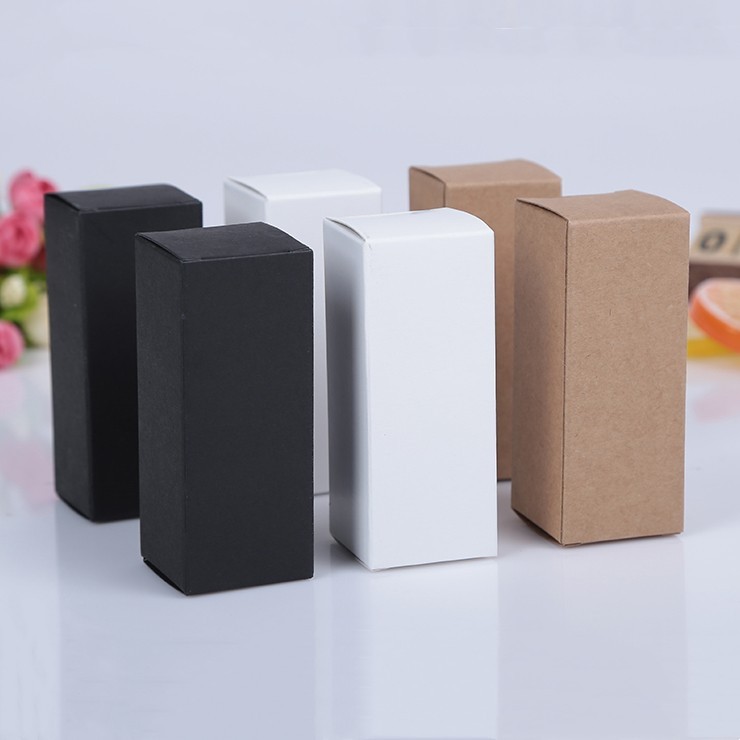 50pcs/Lot White Box Brown Box Black Box Lipstick Essential Oil Blank ...