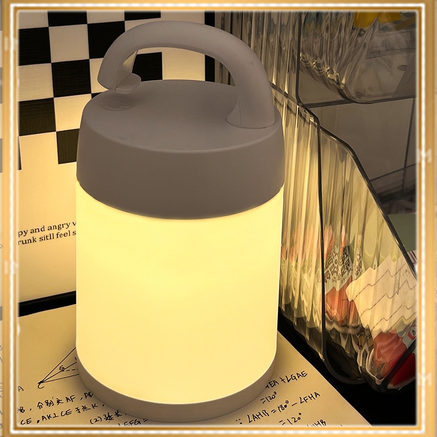 Charging touch night light bedroom warm light atmosphere light up at