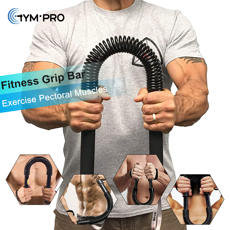 Heavy Duty Power Twister Power Twister Chest Expander Bar – Adjustable ...