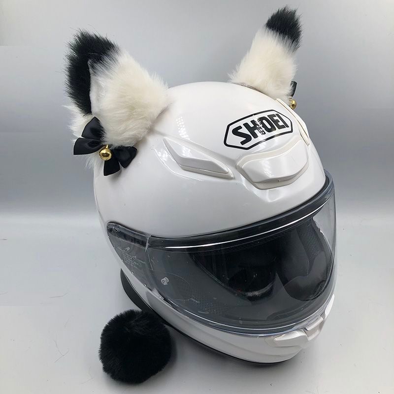 Helmet decoration Cat ears luxury motorcycle electric motorcycle