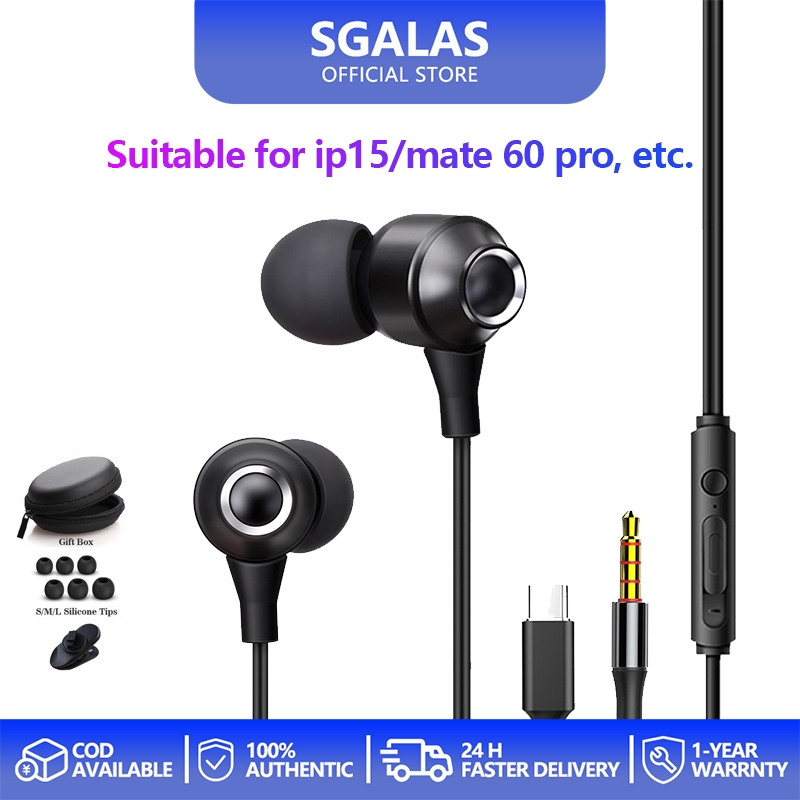 SGALAS wireless Pro6 Earpiece Earphone Headsets With Mic In Ear Stereo for Laptop PC Shopee Singapore