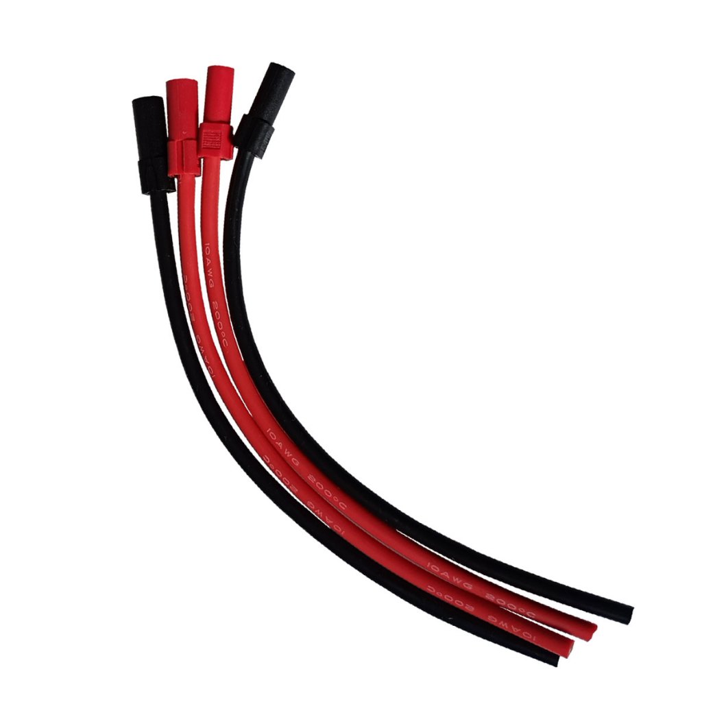 2Pairs XT150 6mm Bullet Connector Cable 10awg Pigtail 200mm Large