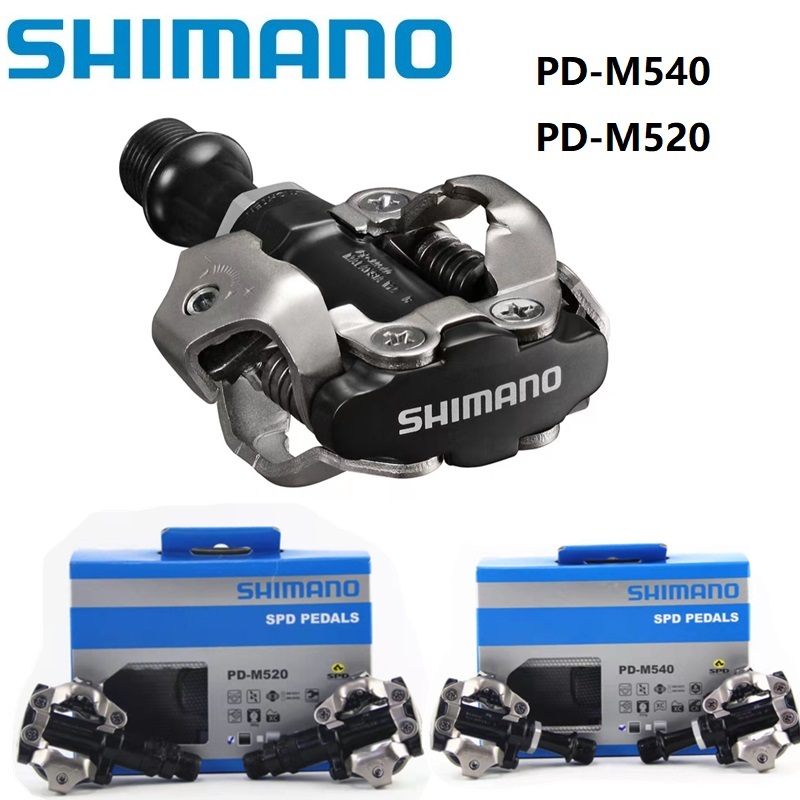 Shimano Original PD M540 PD M520 MTB Bicycle Pedals Self Locking