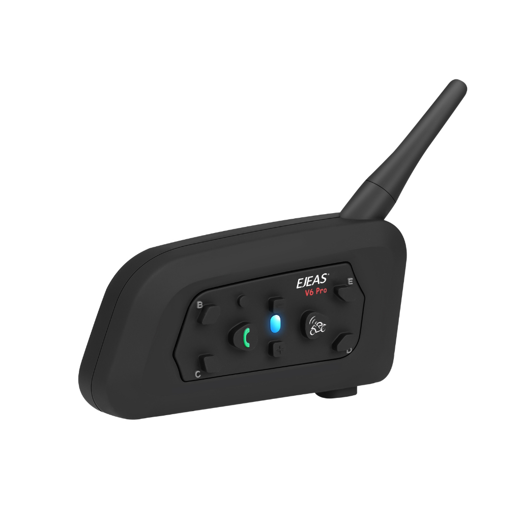 EJEAS V6 1200m Bluetooth Intercom Motorcycle Helmet Interphone Headset ...