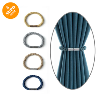  Magnetic Curtain Clip, Magnetic Curtain Tieback, Curtain  Magnetic Tieback Flower Curtain Clips Buckle Crystal Curtain Fastening  Buckle Fashionable Tie Belt Home Accessories (Light Blue+ Golden) : Home &  Kitchen