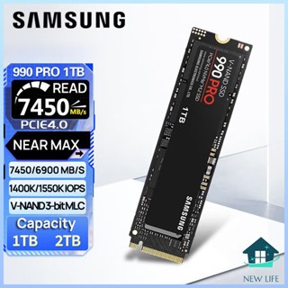 Samsung SSD SERIE 990 PRO M.2 1To 2280 PCIe Gen 4.0 x4 NVMe 2.0