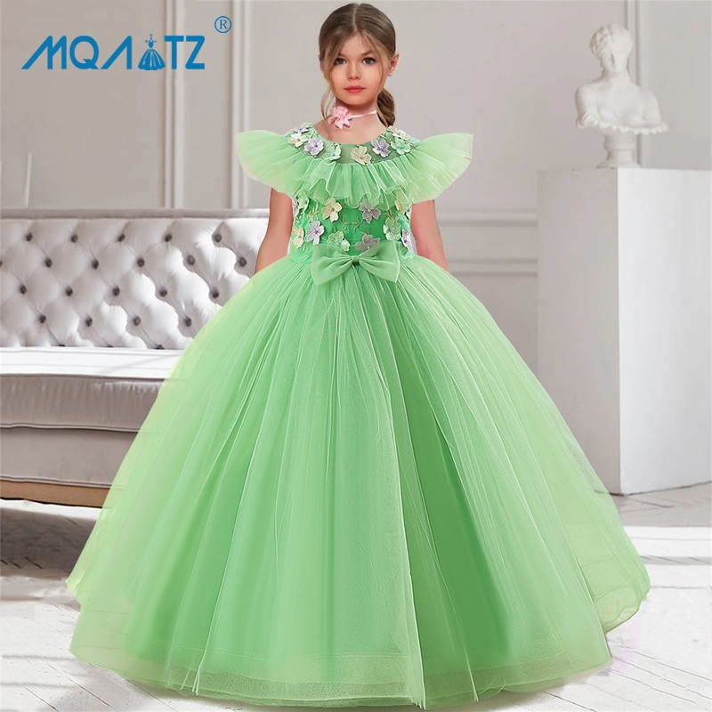 green lace dress maxi Mab Green Floral Lace Halter Maxi Dress main image 1