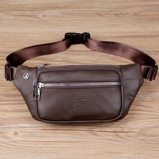 Genuine leather belt on sale bag