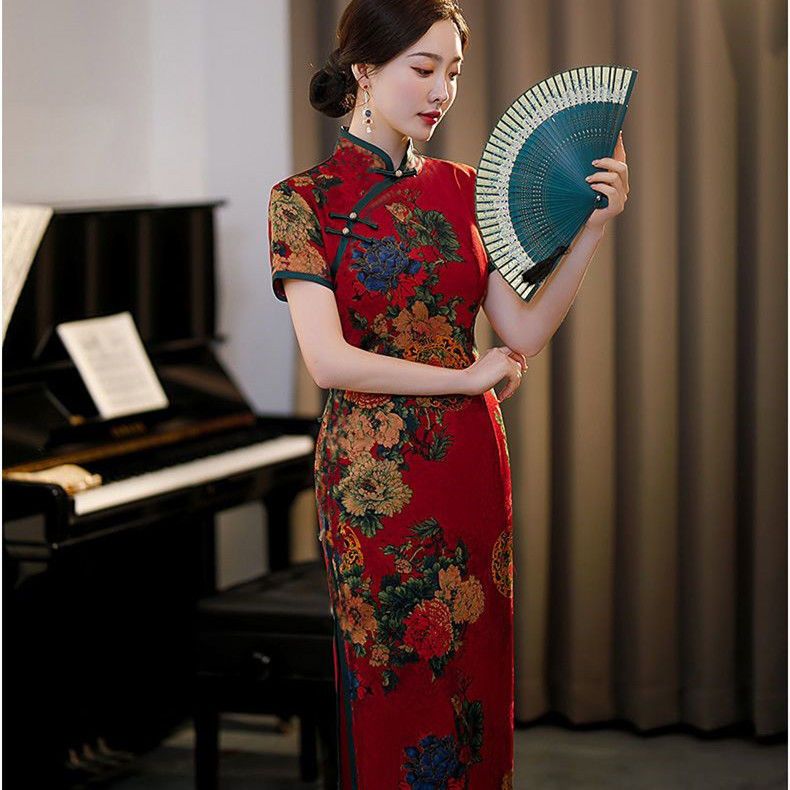 Chinese traditional dress cheongsam sale