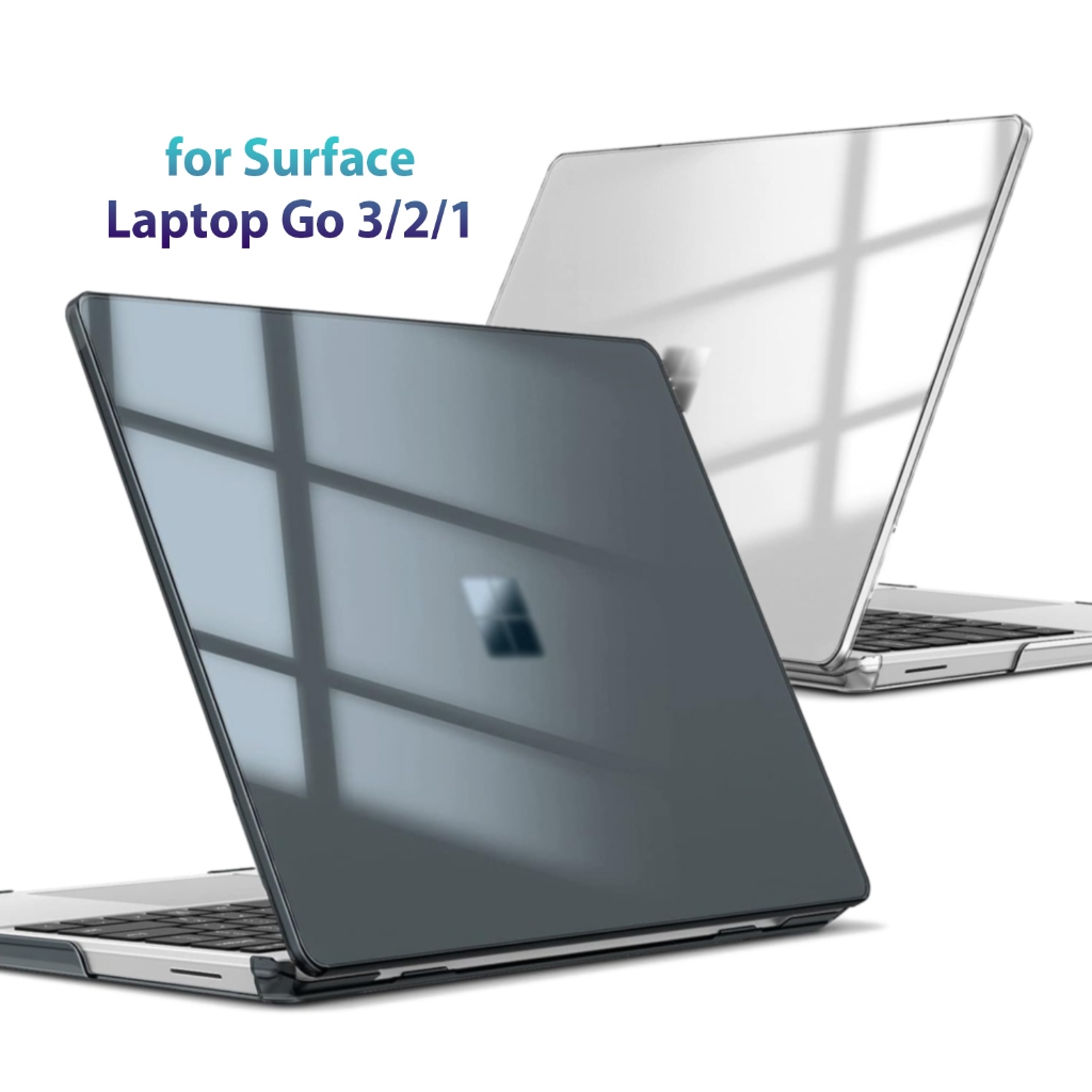 Crystal Shell Cover Plastic Laptop Case for Microsoft Surface Laptop Go