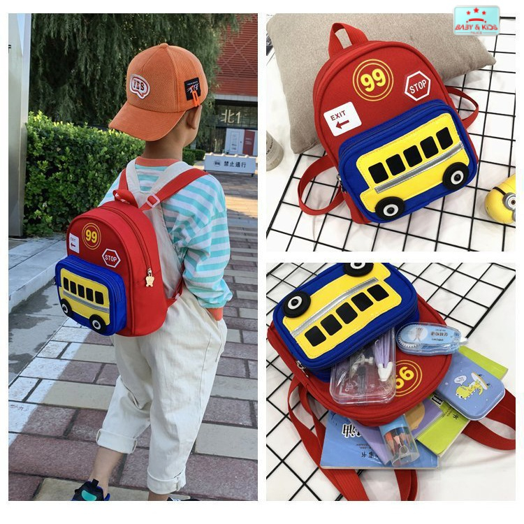 Kindergarten backpack the school bus backpack bus bag 2-5 years ...