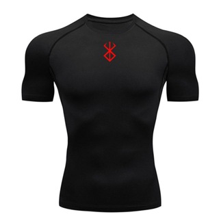  Mens Compression Shirts Base Layer Athletic Gym MMA