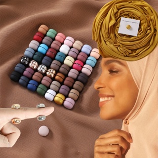12 Pcs /Lot Magnetic Hijab Pins Matte Metal No Snag Muslim Women