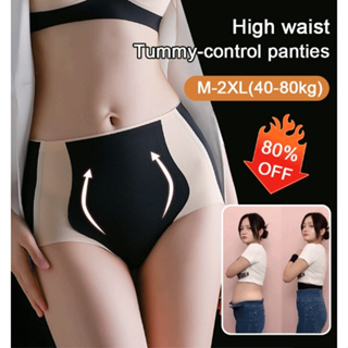 FINETOO Women High Waist Shaping Panties Breathable Body Shaper Slimming Tummy  Underwear Butt Lifter Control Panties Shaperwear