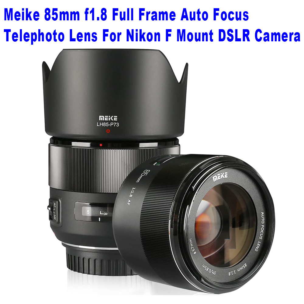 Meike 85mm f1.8 Full Frame Auto Focus Lens for Nikon F Mount DSLR