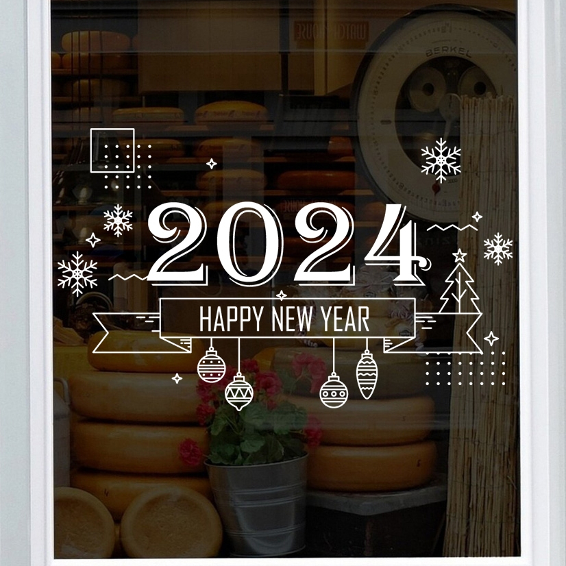 2024 Happy New Year Window Stickers For Home Decals Cartoon Sticker   Cn 11134207 7r98o Loqign46pm5o12