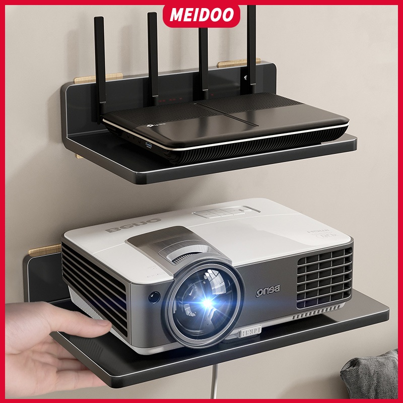 [SG Stock]MEIDOO Drill-Free Projector Bracket Wall Shelf Storage Tray ...