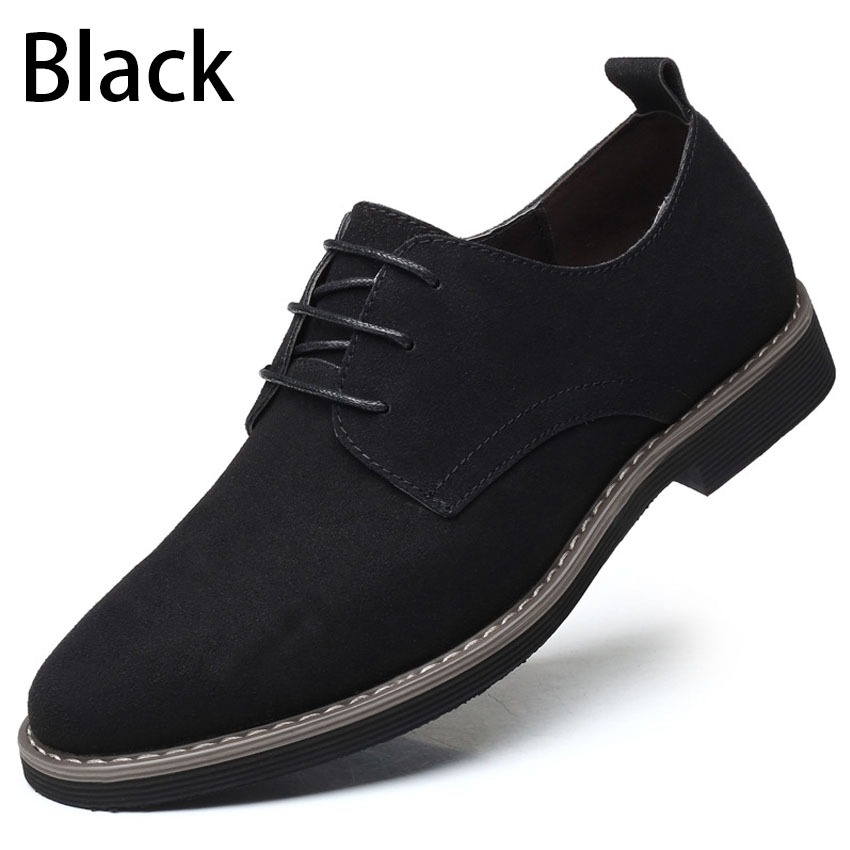 Frosted Synthetic Fashion Casual Suede Formal Shoes For Men