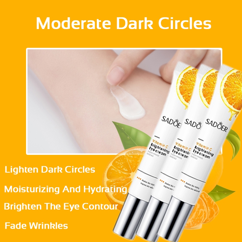 【Effect Guaranteed】SADOER Vitamin C Reduce Dark Circles Eye Cream,20g